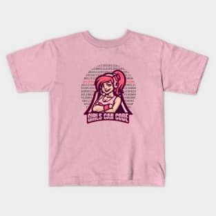 Girls can code Kids T-Shirt